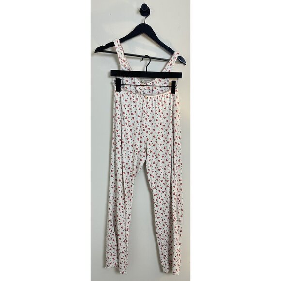 FREE PEOPLE Fresh In Love Lounge Set in Bluebird Combo Size X-Small - Picture 4 of 15